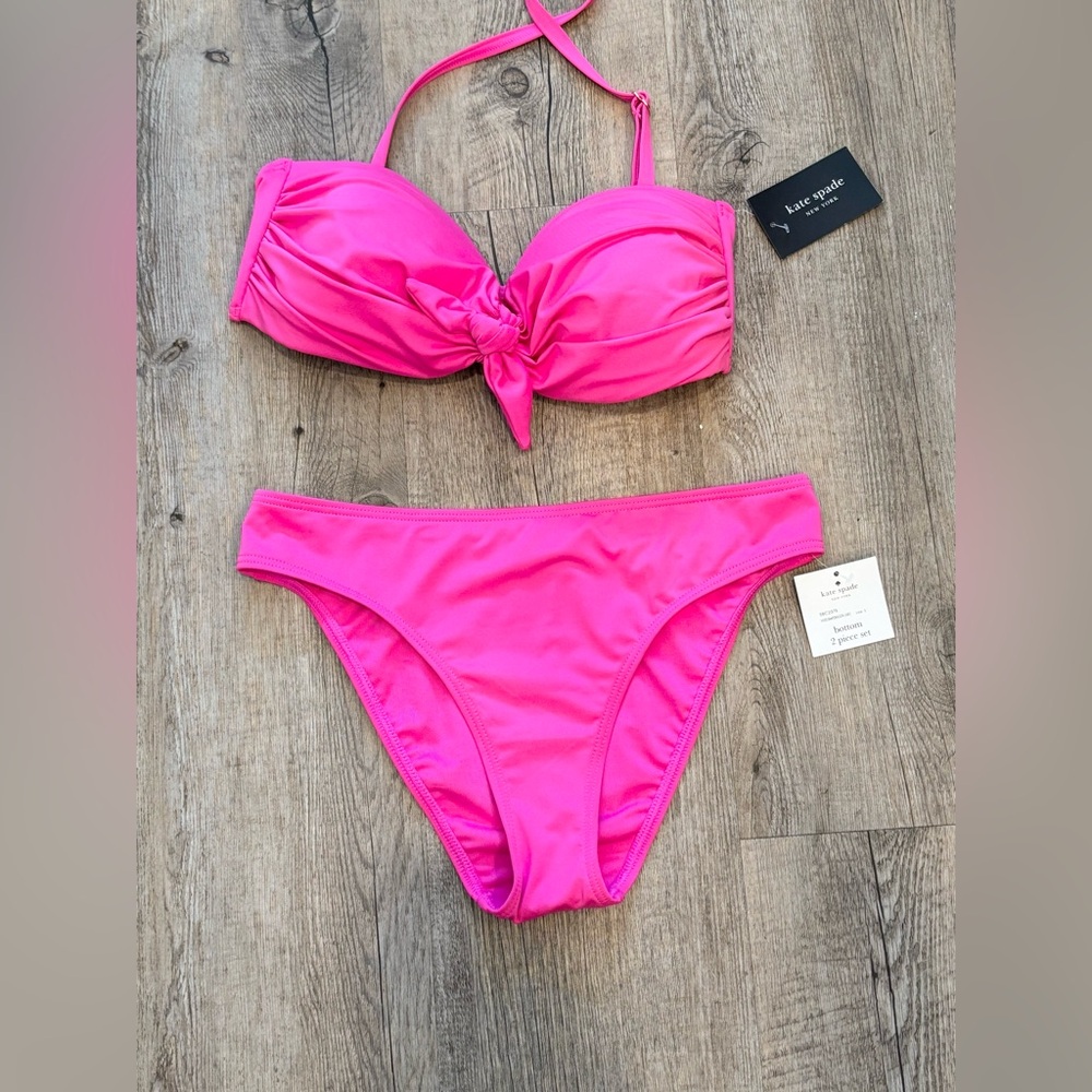 Kate Spade Vibrant Pink Bikini Set
